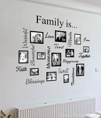 Photo, poster, items printed on paper. Family Quote Picture Frame Gallery Wall Stickers Family Family Wall Decals Family Wall Art