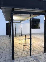 Sonderbau Fahrraduberdachung Uberdachungen Stahlkonstruktion Trapezblech