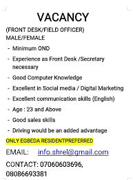 Advise clients throughout the negotiation process to help them get maximum value for their home. Entry Level Office Jobs In Egbe Idimu Lagos By Swift Heritage Real Estate Ltd Olist Nigeria