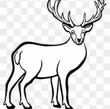 Deer Clipart Free Printable Clip Art Black And White Deer Png Download In 2021 Reindeer Silhouette Silhouette Clip Art Pumpkin Stencil
