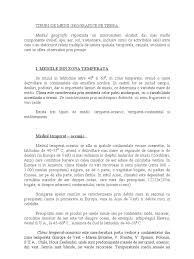 Clima continentului este foarte diversă. Tipuri De Medii Geografice Pe Terra