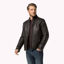 Tommy Hilfiger Classic Leather Jacket Java Pt Tommy Hilfiger Leather Jackets Main Image Classic Leather Jacket Leather Jacket Tommy Hilfiger