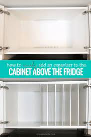 Check spelling or type a new query. Remodelaholic Ikea Hack Diy Over The Fridge Cabinet Organizer For Cookie Sheets And Cutting Boards