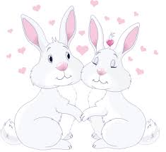 Cute Bunnies In Love Png Clipart Picture Love Png Rabbit Illustration Bunny Pictures