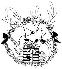 Christmas Present Reindeer Coloring Pages Christmas Coloring Pages Coloring Pages Free Christmas Coloring Pages