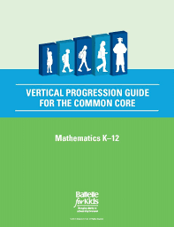 Amazon Com Vertical Progression Guide For The Common Core