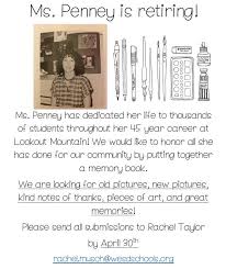 Lookout Mountain is excited...