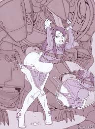 D.Va x mecha Dehaka porn comic 