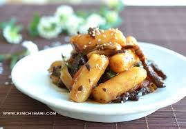 Rice Cake Stir Fry With Soy Sauce Gungjung Tteokbokki Recipe Rice Cakes Soy Sauce Stir Fry Tteokbokki