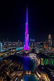 With a total height of 829.8 m (2,722 ft, just over half a mile) and a roof height. The Burj Khalifa Open Call Is Inviting Creatives To Light Up The Iconic Tower With Their Work Architectural Digest Middle East