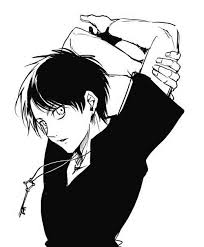 Mangaka line art cartoon character sketch, eren jaeger, white, monochrome png. Shingeki No Kyojin Attack On Titan Anime Boy Kawaii Eren Jaeger Cute Badass Art Monoch Attack On Titan Eren Eren Jaeger Attack On Titan Anime
