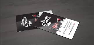 Actor model singer dancer photo business card. Business Cards Design Orange Cup Studio