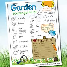 This free printable backyard nature scavenger hunt has stuff your kids can find within the safety of your own yard (or even just the sidewalk areas outside), like small rocks and crawling bugs. Printable Outdoor Scavenger Hunt Messy Little Monster
