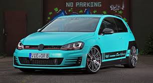 I didn't think it was even possible to get that finish on a golf club. Would You Park This Vw Golf Gti Mk7 Under Your Garage Carscoops