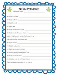 Beginner Biography Sample For Students Pdf Buddy Biography Interview Form Teaching Writing First Grade Lessons Teaching Teachers