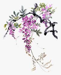 They say that purple is the color of royalty. Vines Png Images Chinese Painting Flowers Purple Transparent Png Transparent Png Image Pngitem