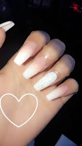 Black Acrylic Nails With Glitter On Ring Finger Ombre Nails Pink Powder With White White Glitter On Ring Fingers Acrylicnails Pink Ombre Nails Ring Finger Nails Luxury Nails