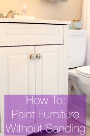 Painting over dark cabinets with a light or white color. Diy Decor How To Paint Laminate Furniture Without Sanding Hearthavenhome
