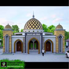 Contoh gambar autocad mushola sederhana arsitek sipil blog. Desain Mushola Modern 3d Cek Bahan Bangunan