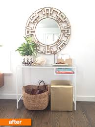 Before After A Year Of Ikea Hacks Recibidores Ikea Decoracion De Unas Rincon Del Hogar