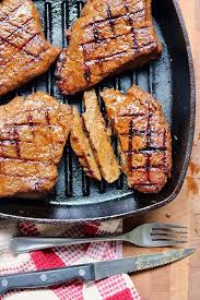 Generously season both sides of steaks with salt and pepper. Best Vegan Steak Recipe Seitan The Cheeky Chickpea