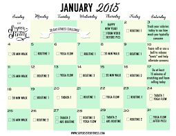 Pin On Fitness Challenge Calendars