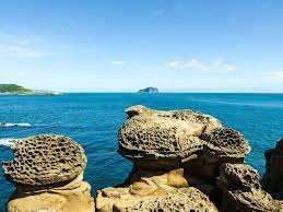 那天風和日麗 艷夏與海與象鼻岩trunk rock natural landmarks formosa landmarks