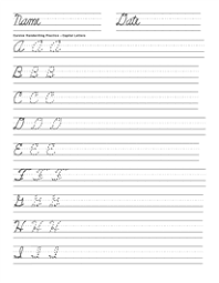 Cursive Handwriting Practice Capital Letters Cursive Handwriting Worksheets Cursive Handwriting Practice Cursive Writing Worksheets