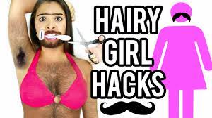 10 HAIRY GIRL HACKS EVERY HAIRY GIRL SHOULD KNOW! NataliesOutlet - YouTube