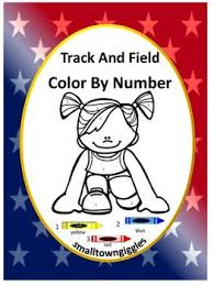 Summer Olympics Track And Field Color By Numbers Special Education Math Special Education Resources Fun Education