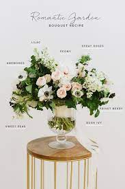 Romantic Garden Bouquet Recipe Bouquet Recipe Flower Centerpieces Wedding Romantic Garden