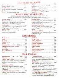 Want to know what time is country kitchen open till? Rosie S Country Kitchen Menu In Citrus Heights California Usa