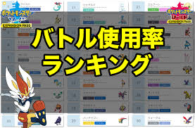 ポケモン剣盾】バトル使用率ランキング【最強】 - ポケモンスイッチ攻略Press