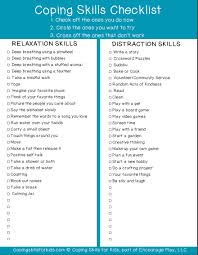 Stress and anxiety are a part of everyone's life—including your kids. Coping Skills Printables Teachervision