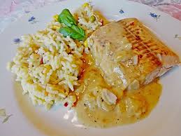 Wildlachsfilet In Honig Senf Sauce Honig Senf Sauce Lachs Braten Rezept Honig Senf