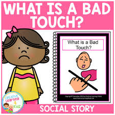 Social Story What Is A Bad Touch Book Autism