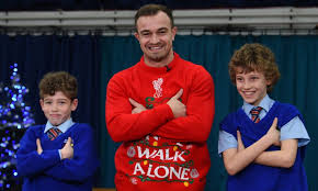 Check spelling or type a new query. Photos Lfc Trio Surprise Local Schoolkids For Christmas Liverpool Fc