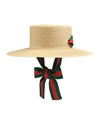 Gucci Hats Straw Boater Hat W Web Trim Straw Boater Boater Hat Straw Boater Hat