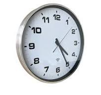 Analog WiFi Synchronized Wall Watch Clock, for School Aluminum Case