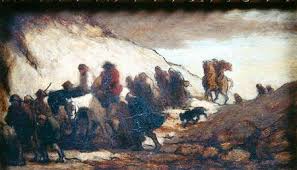 The confusion people have with the difference between emigrant and immigrant has simply to do with the having too many emigrants can be a problem for a country, especially when most of those. The Fugitives Or The Emigrants Honore Daumier As Art Print Or Hand Painted Oil