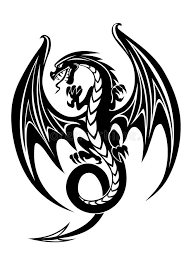 Black And White Dragon Tattoo Drawing Black Dragon Black Danger Dragon Isolated On White Background Vector Illustrat Ad Danger Tribal Dragon Tattoos Dragon Tattoo Drawing Black Dragon Tattoo