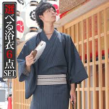 楽天市場 送料無料 浴衣 メンズ ６点セット 年間ランキング入賞 20柄 Ss S M L Ll 履物 角帯 扇子 腰紐 信玄袋 浴衣の着方 片付け方付き 紳士 ゆかた ストレッチ角帯 作り帯 下駄 雪駄 Yukata 男性 夏 京のおしゃれ屋