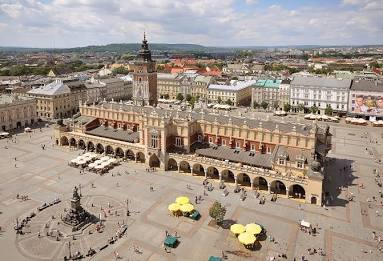Main Market Square, Krakow, AI generated