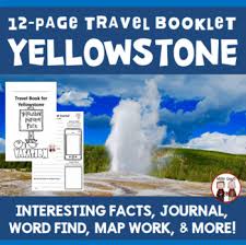 Activities might include wildlife talks, games, hikes, and science programs. Yellowstone National Park Worksheets Teaching Resources Tpt