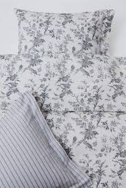 Ikea Alvine Kvist Black And White Floral Double Bed Sheets Duvet Want Must Need Doublebedsheets Bed Linens Luxury Bed Linen Design Double Bed Sheets