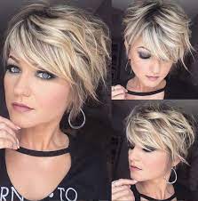 30 Top Stylish White Short Pixie Haircut Ideas For Woman Page 28 Of 30 Latest Fashion Trends For Woman Haircut For Thick Hair Blonde Haircuts Thick Hair Styles