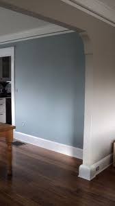 Living In The Rain Garden The Living Room Is Painted Blue Grey Living Room Room Paint Colors Living Room Paint