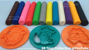 Play Learn Colors With Play Dough Modelling Clay With Monkey Crocodile Playdough Toy Collection Learning Colors