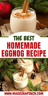 Best Homemade Non Alcoholic Eggnog Made In A Pinch Recipe Eggnog Recipe Classic Eggnog Recipe Eggnog Recipe Homemade
