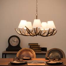 300e Chandelier Lustre 5 Branches En Resine Et Lampade A Sospensione Paralumi Lampade